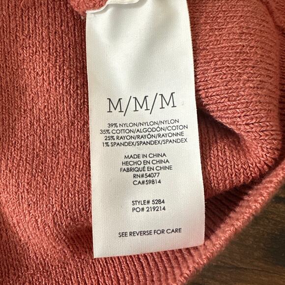 CAbi 5284 Brick Rose Button Up Kimono Cardigan Lightweight Loose Fit Sz M - Picture 9 of 11